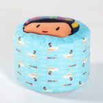 Lizenzierte Blau Hocker