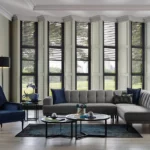 Talia Eckgarnitur - Marineblau